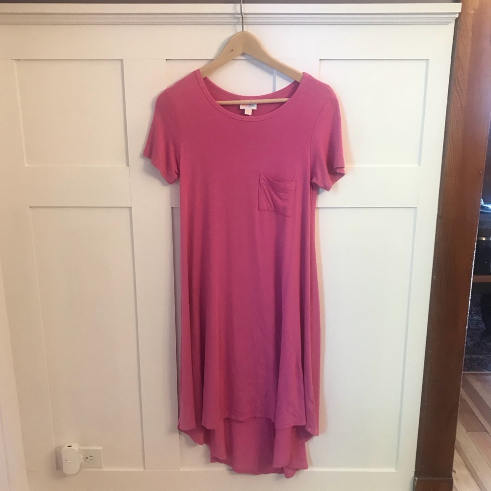 Lularoe Pink Carly Dress - XXS